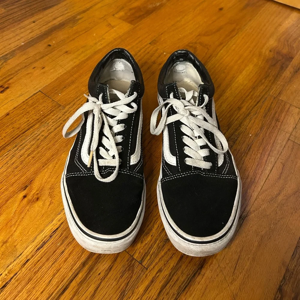 Vans Black and White Old Skool Sneakers